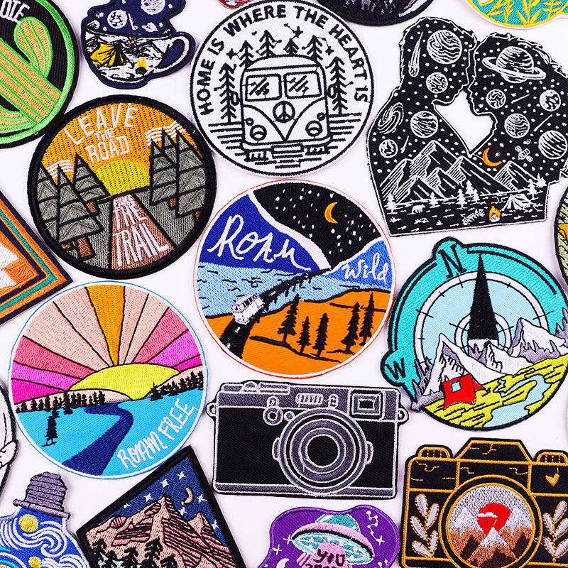 Iron On Patches DIY Outdoor Tr - Outdoor Adventure Travel Show 评论和价格