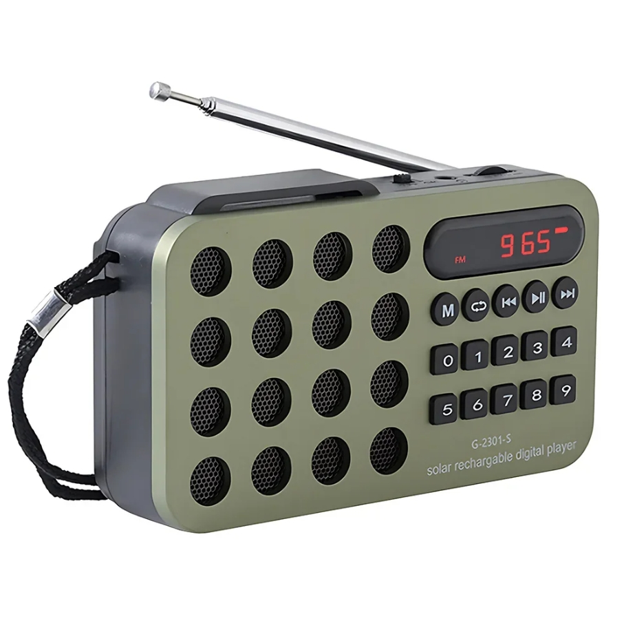 Mini Portable Pocket FM Radio  - Emergency Radio Solar 评论和价格