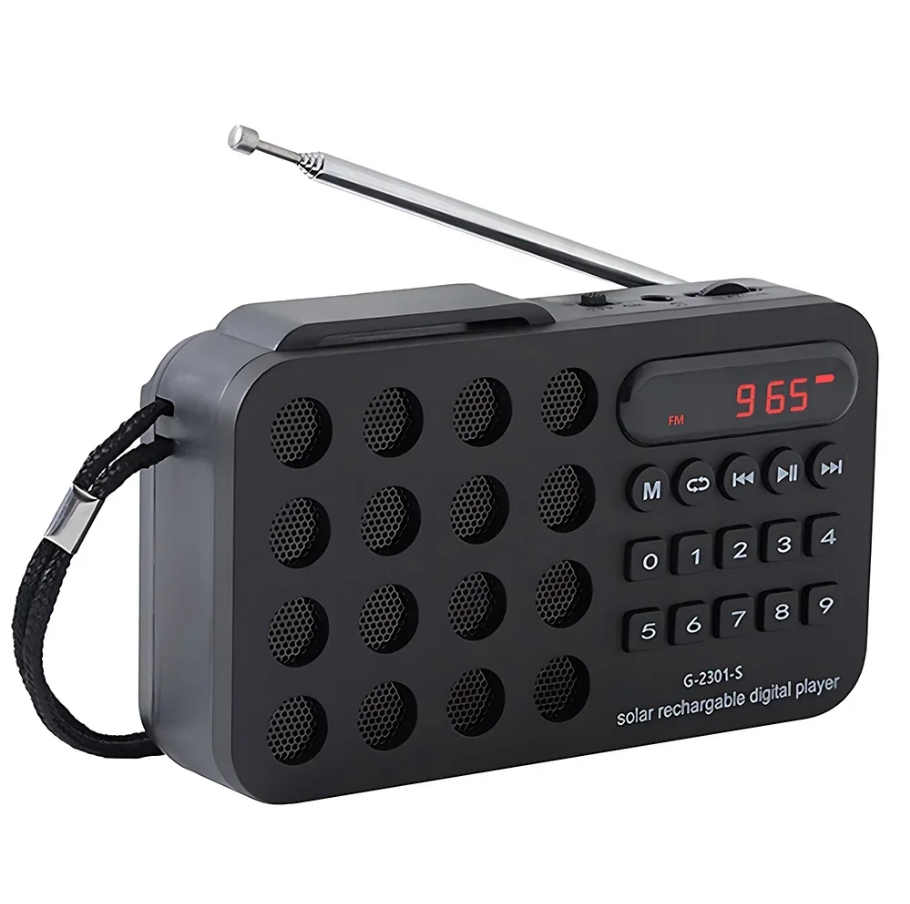 Mini Portable Pocket FM Radio  - Emergency Radio Solar 评论和价格