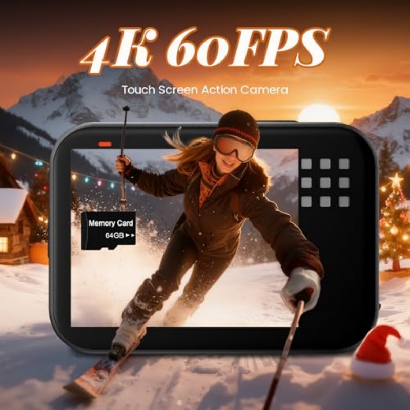 Mini body camera, 2K action ca - Outdoor Adventure Images 评论和价格