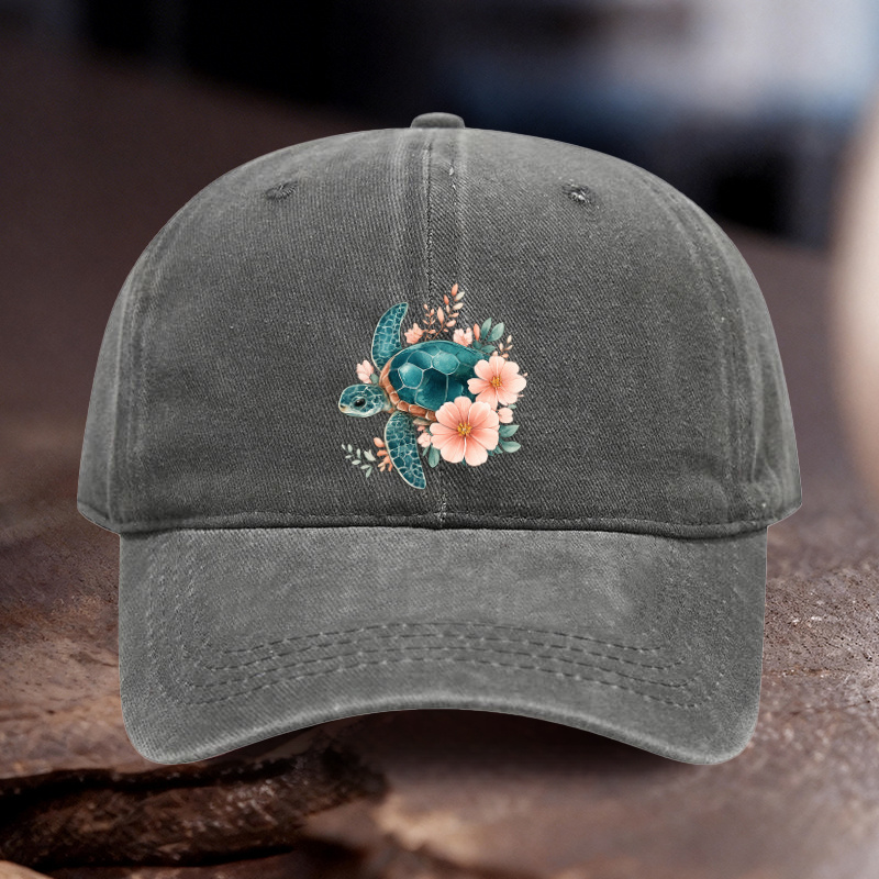 1pc Adjustable Hat with Turtle - Outdoor Adventure Vacations 评论和价格