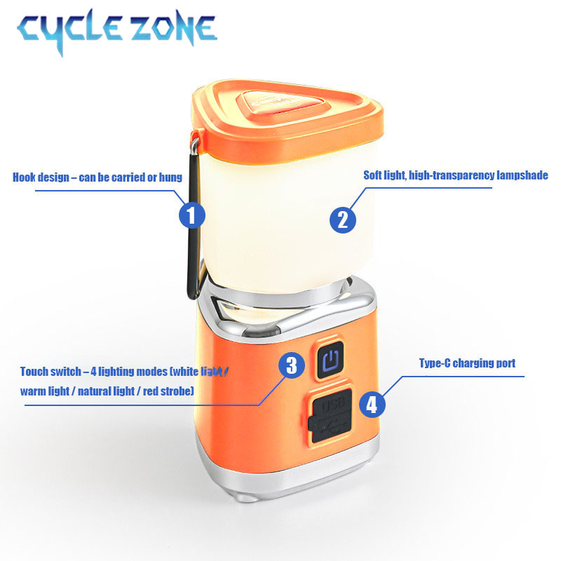 Portable Camping Light TYPE-C  - Outdoor Adventure Inc 评论和价格