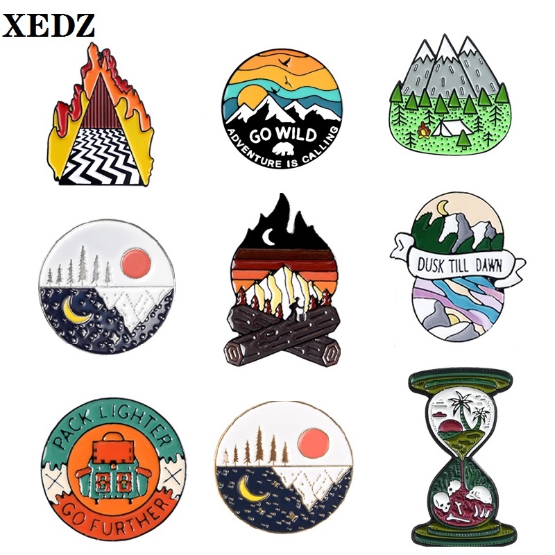 Outdoor Adventure Pins Series  - Outdoor Adventure Friends 评论和价格