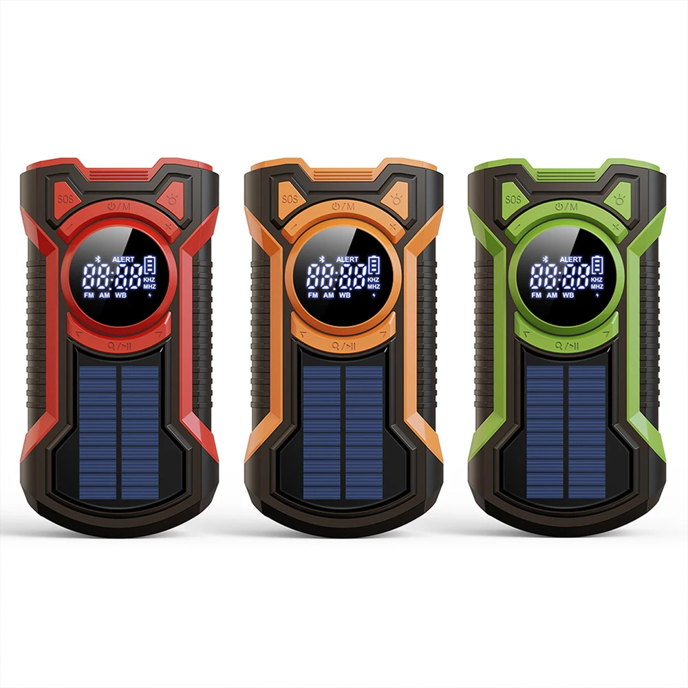 Solar Hand Crank Emergency Rad - Emergency Radio Solar 评论和价格
