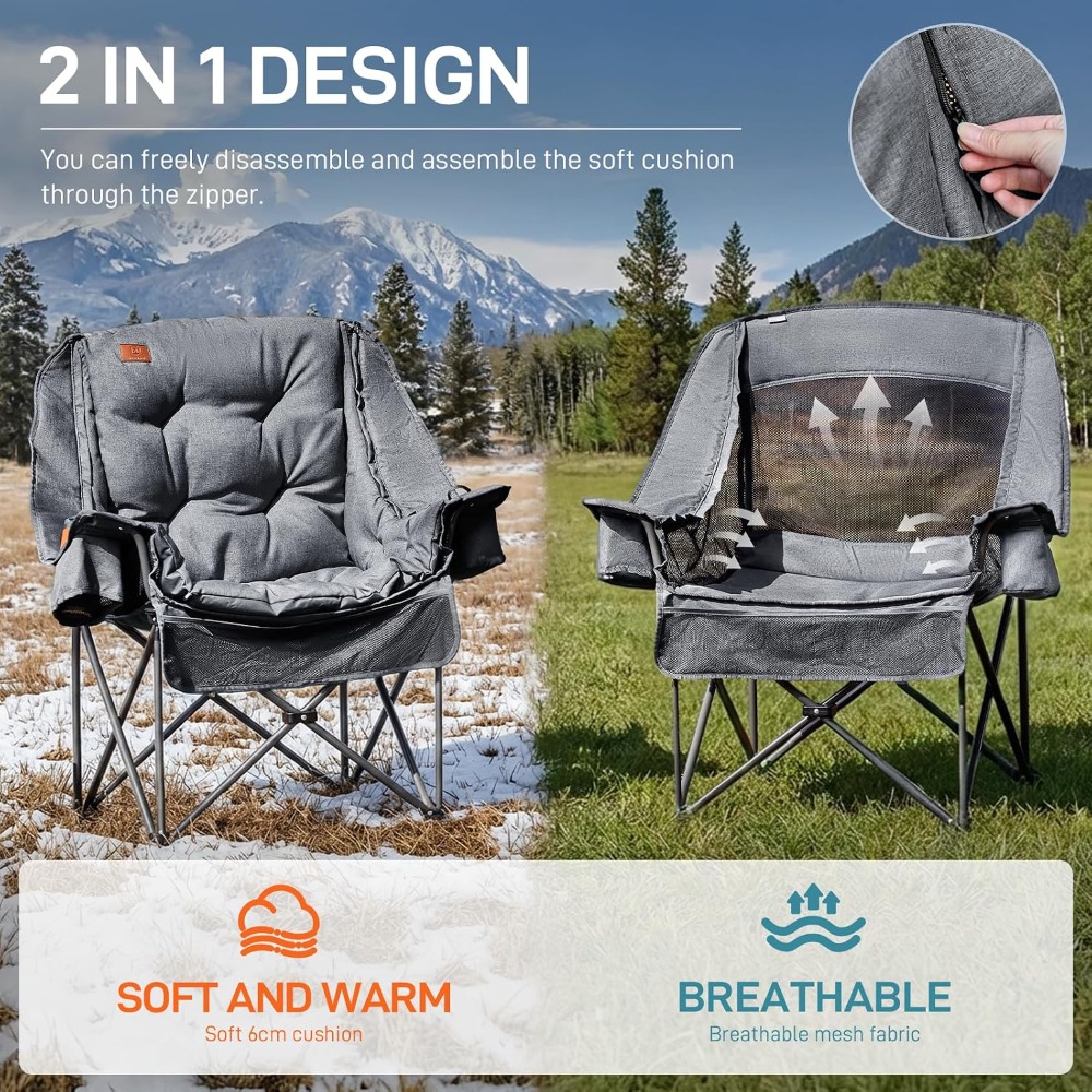 Durable XL Camping Chair with  - Outdoor Adventure Xl 评论和价格