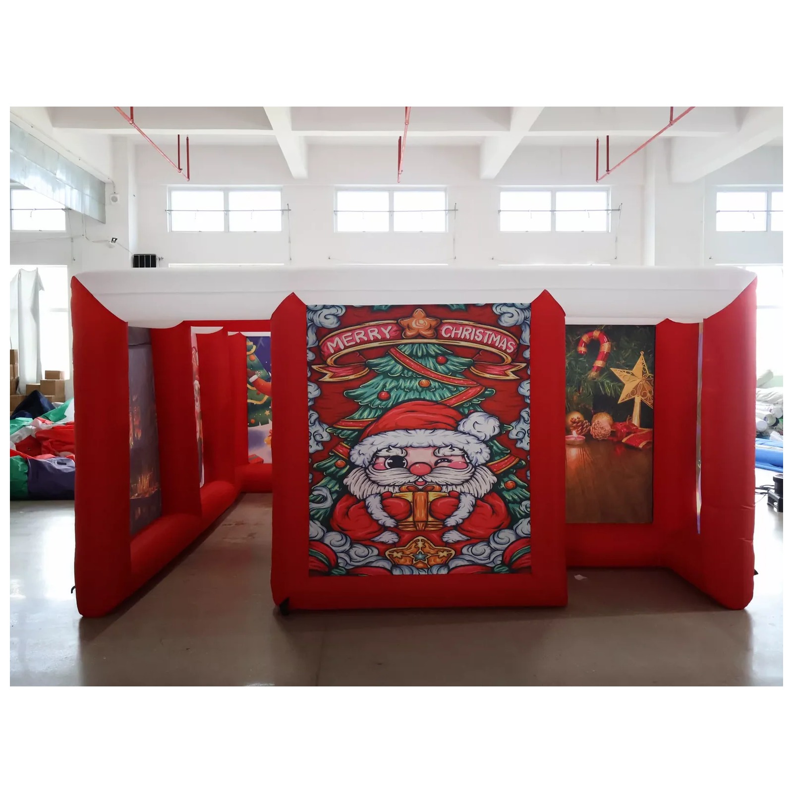 Outdoor Red Covered Inflatable - Outdoor Adventure Kids Party 评论和价格