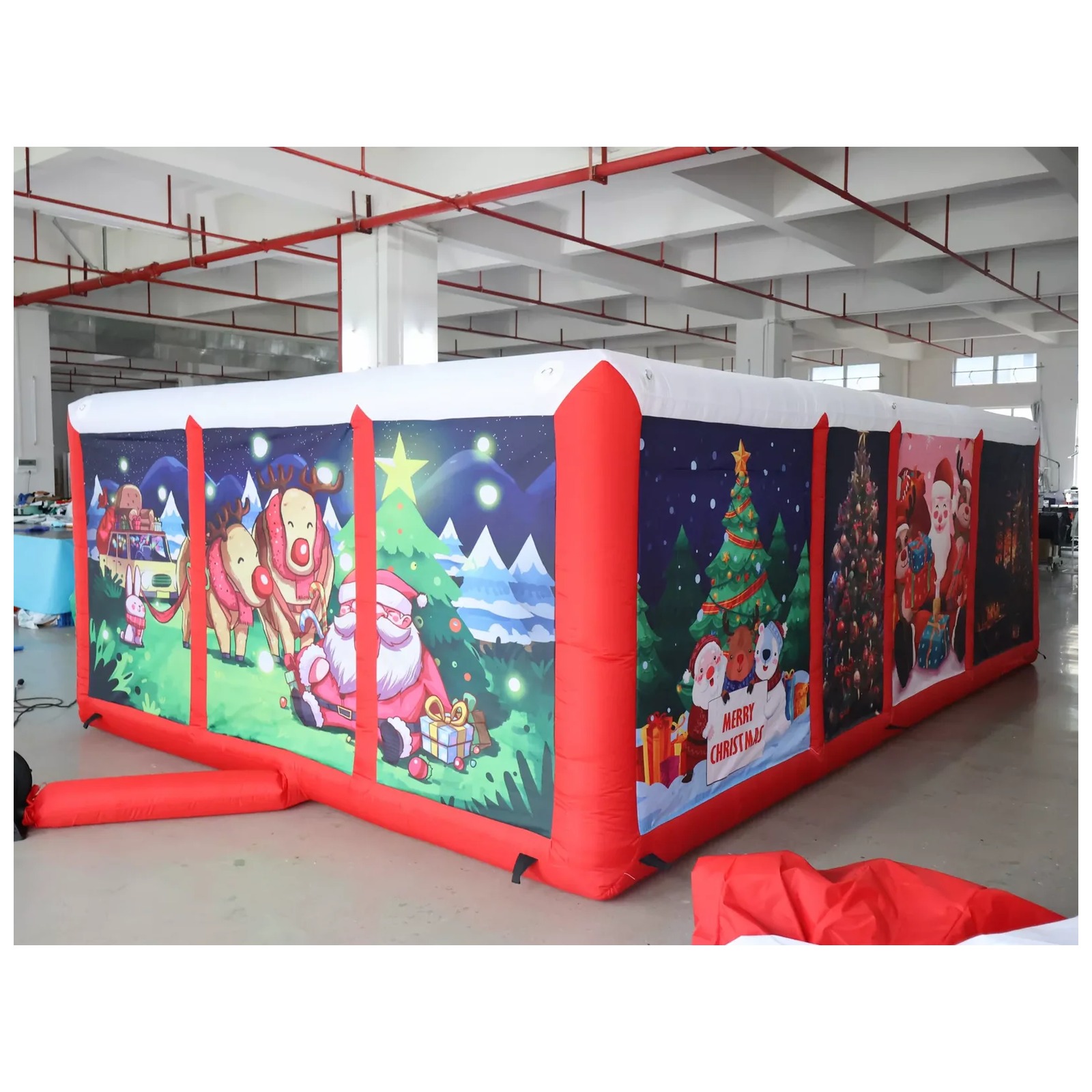 Outdoor Red Covered Inflatable - Outdoor Adventure Kids Party 评论和价格